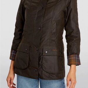 Barbour Women's Beadnell Dark Brown Utility Jacket